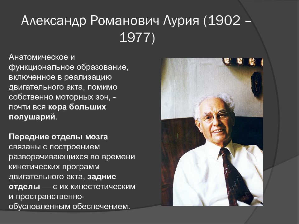 Александр Романович Лурия (1902 – 1977)