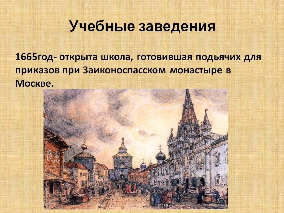 Культура Руси конца XIII - XVII в.